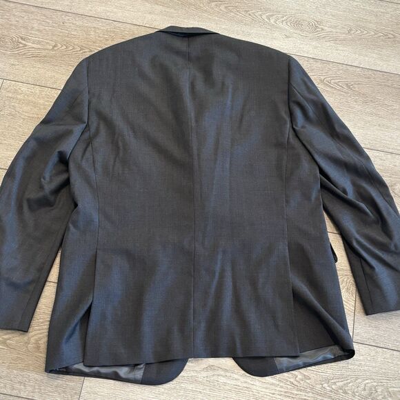 Peter Millar 100% Wool Grey 2 Button Blazer Jacket Canada Size 44R - Picture 6 of 10